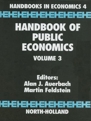 cover image of Handbook of Public Economics